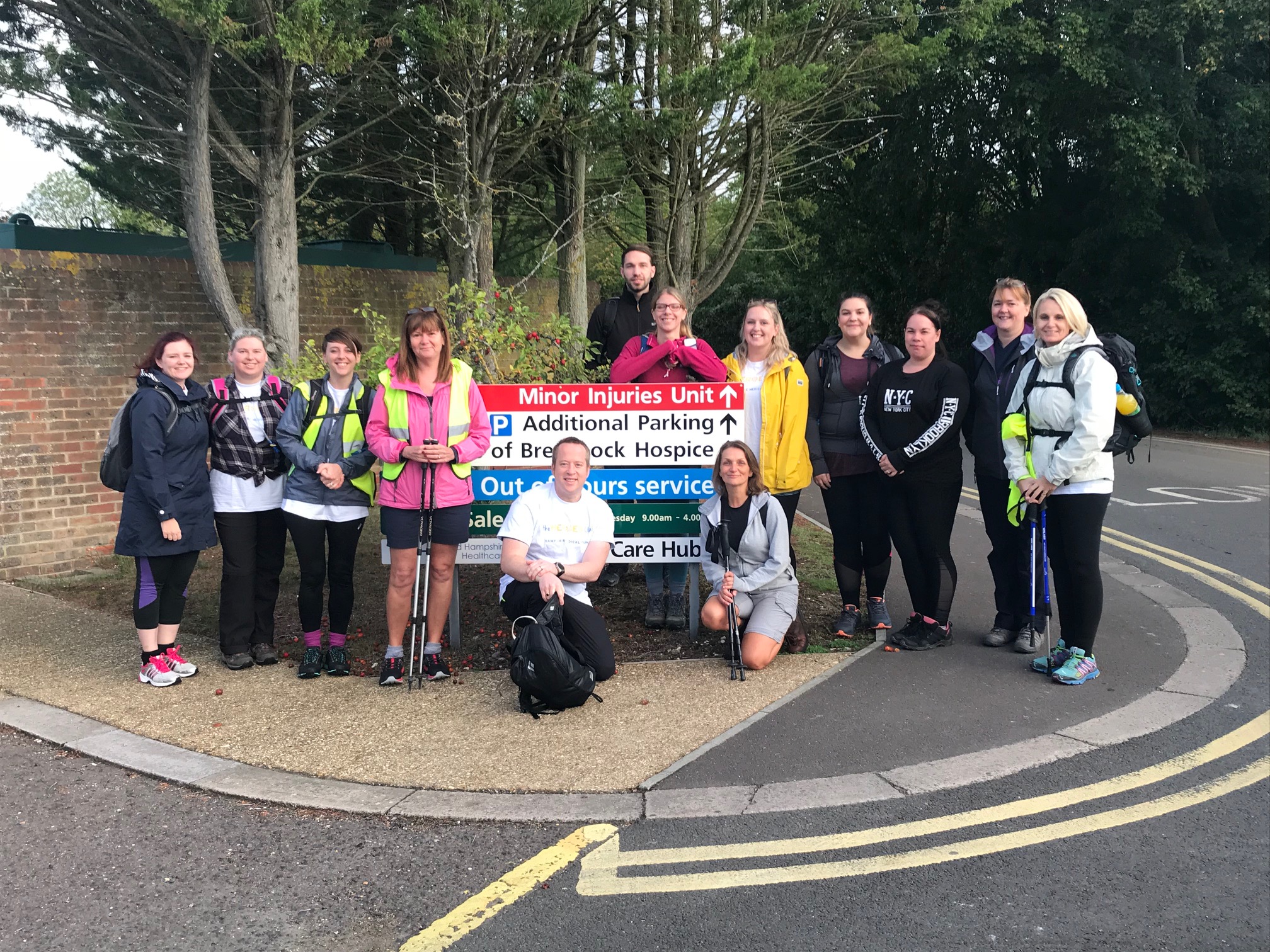 Staff walk the walk to raise funds for Basingstoke hospital